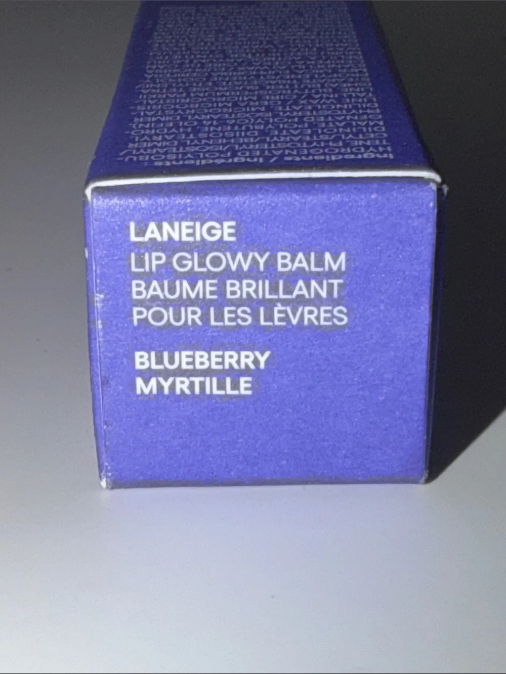 LANEIGE Lip Glowy Balm in BLUEBERRY! K-Beauty Obsession! F/S 0.35 Oz NEW IN BOX!